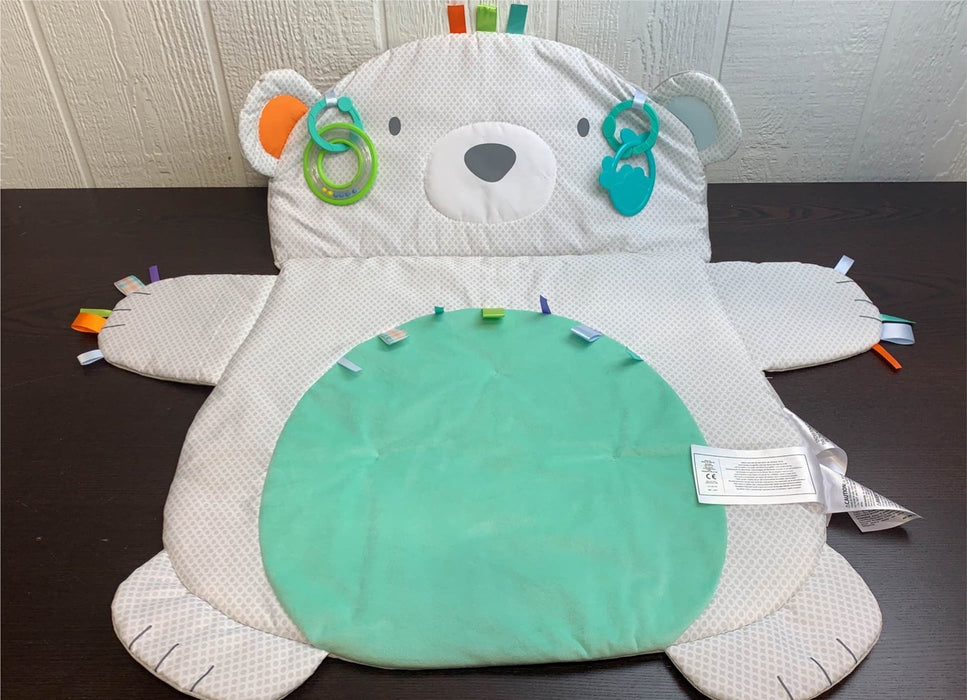 used Bright Starts Tummy Time Prop & Play Mat, Polar Bear