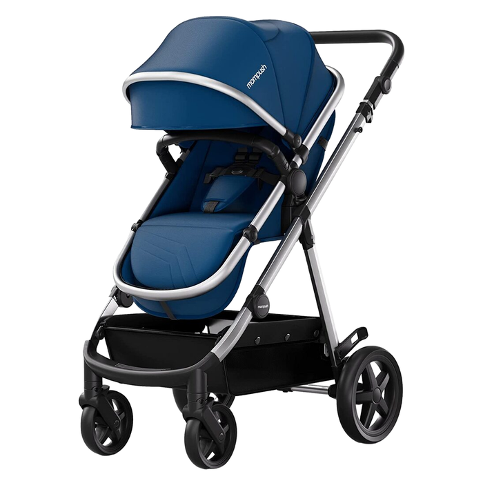 used Mompush Meteor 2 Stroller, Navy Blue, 2022