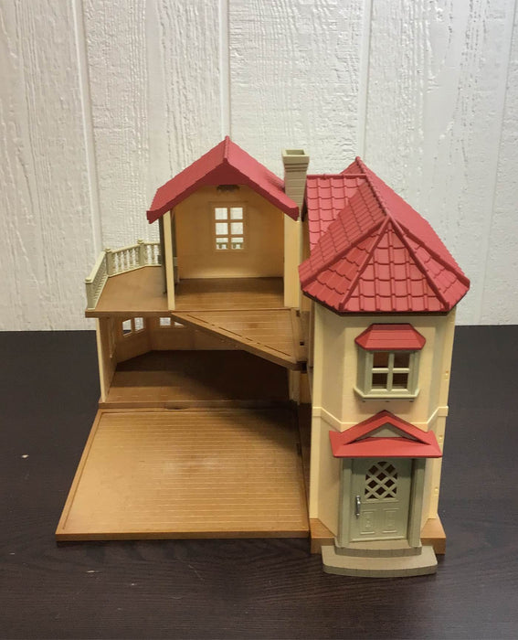 secondhand Calico Critters Red Roof Country Home