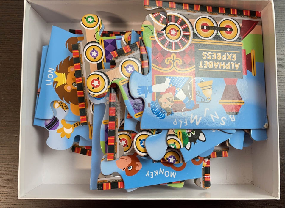 secondhand Melissa & Doug Floor Puzzle, Alphabet Express
