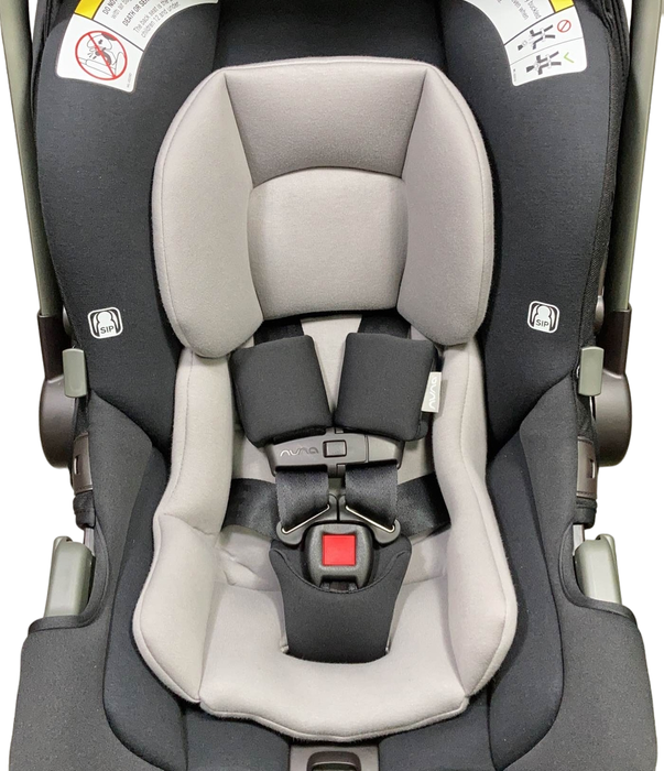 Nuna PIPA rx Infant Car Seat with RELX Base, 2023, Caviar