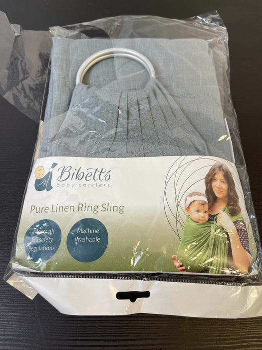 used Bibetts Pure Linen Ring Sling