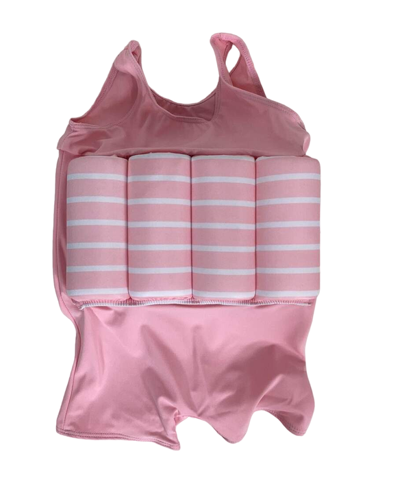 Shop Konfidence Floatsuit, 2-3 yrs, Pink Breton Stripe at GoodBuy Gear