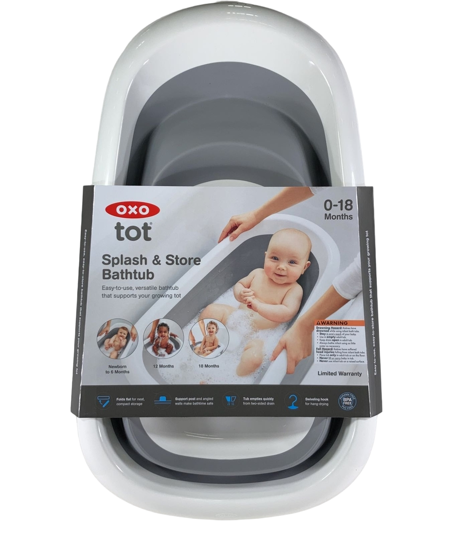 OXO Tot Splash & Store Bathtub – Crib & Kids