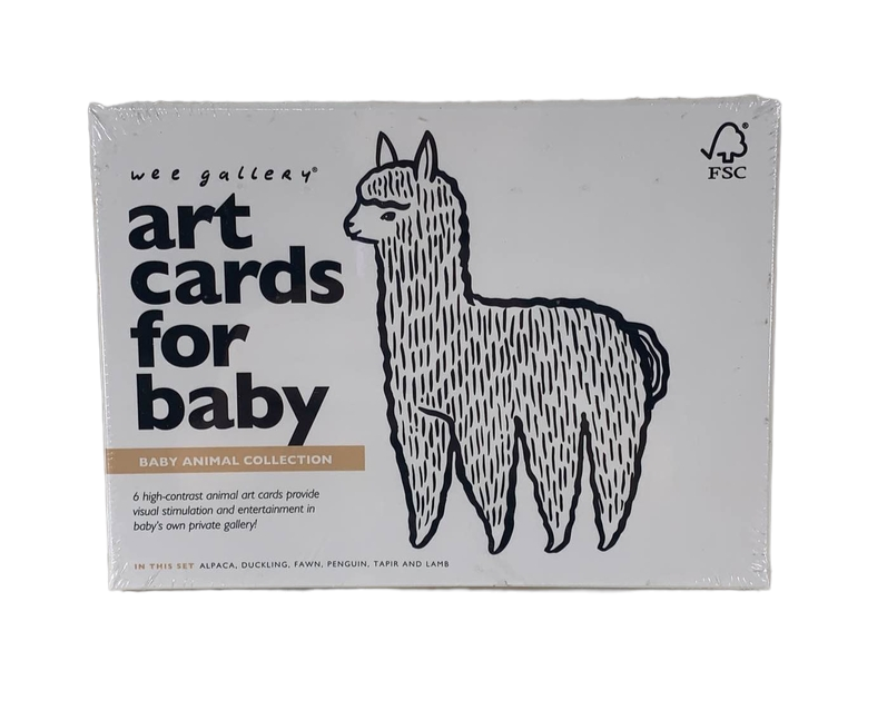 Shop Wee Gallery Art Cards, Baby Animals at GoodBuy Gear