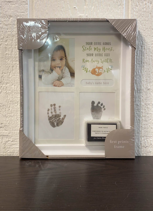 used C.R. Gibson Foot Print, Hand Print Photo Frame