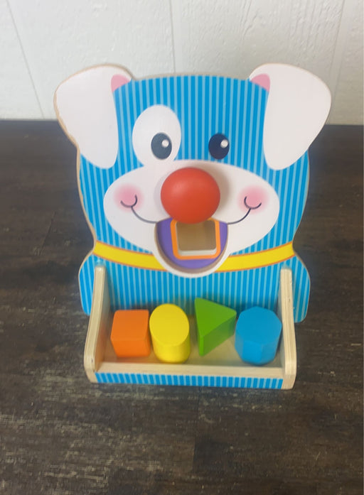 used Melissa & Doug First Play Spin And Feed Shape Sorter