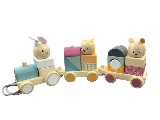 secondhand Bigjigs Toys Pull Along Train