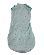 secondhand Happiest Baby Sleepea Swaddle, Medium, Teal Planets