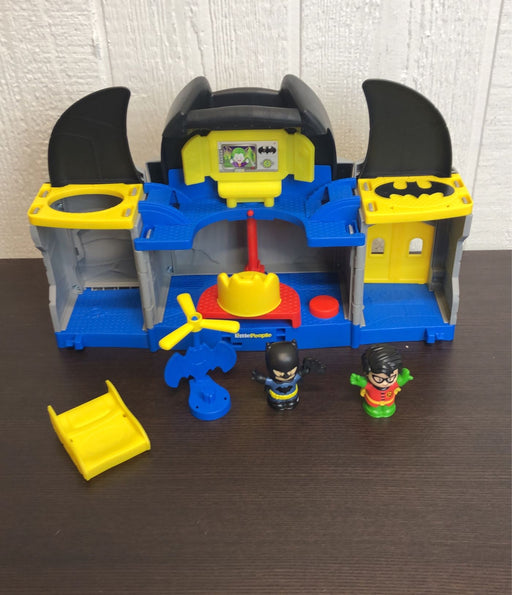 used Fisher Price Little People DC Super Friends Batcave Playset