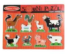 used Melissa & Doug Sound Puzzle, Farm Animals 