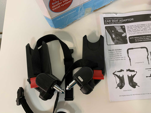 secondhand Baby Jogger Car Seat Adapter For Single City Mini, City Mini GT, City Elite, And Summit X3