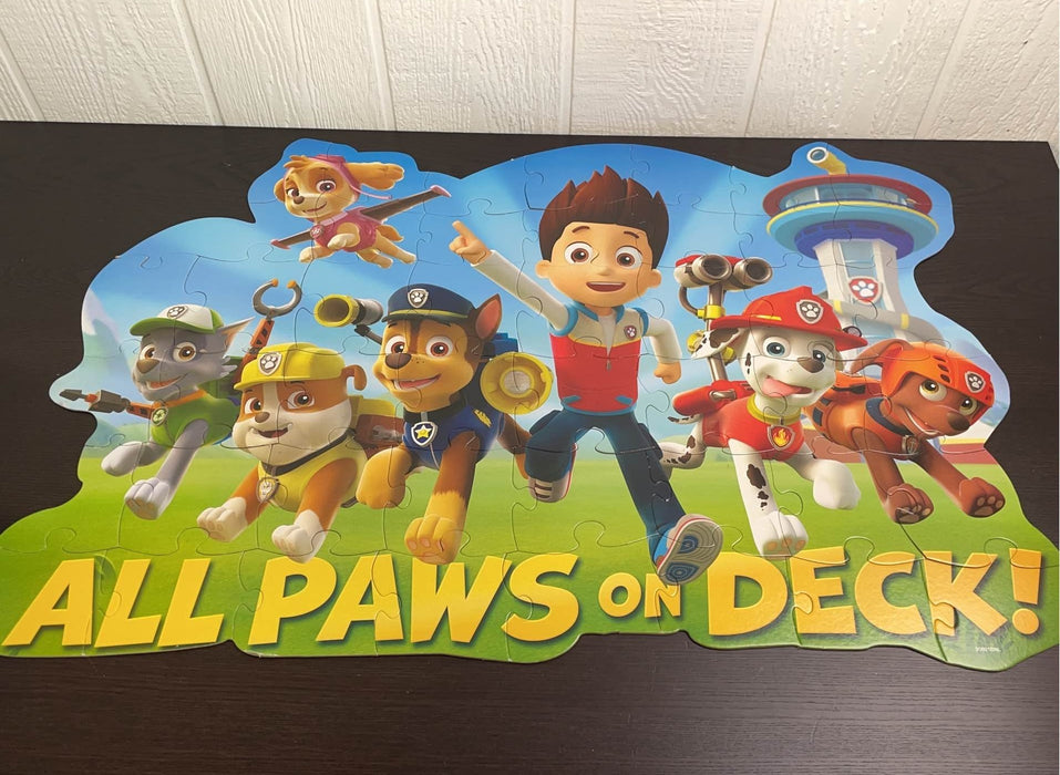 secondhand BUNDLE Paw Patrol Wooden Puzzles Set