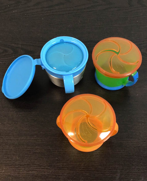 used BUNDLE Feeding Accessories, -Munchkin Snack Cups