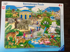 secondhand Ravensburger Puzzle, Flat puzzles set of 3