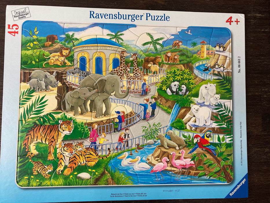 secondhand Ravensburger Puzzle, Flat puzzles set of 3