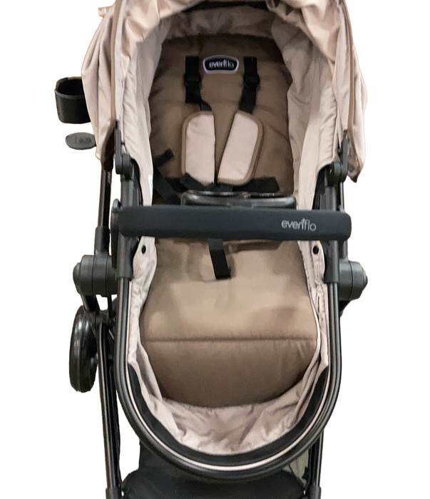 used Evenflo Pivot Modular Travel System Stroller, Desert, 2023