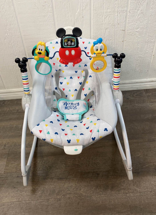 used Bright Starts Baby To Big Kid Rocker, Mickey Mouse