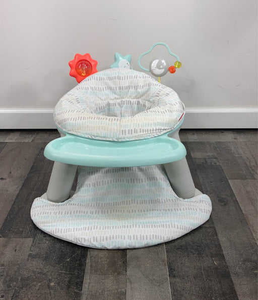 secondhand Skip Hop 2-in-1 Sit-up Activity Baby Chair, Silver Cloud Lining