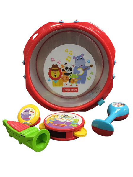 Fisher price rainforest hot sale band drum set