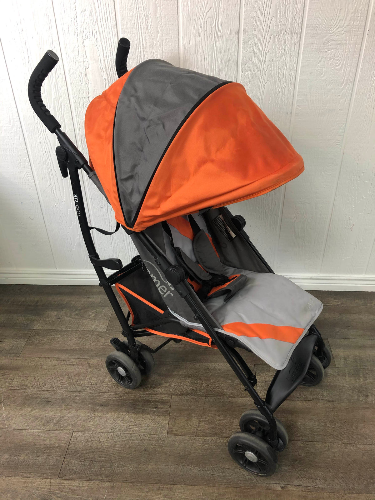 summer infant 3d one convenience stroller flint gray Summer Infant 3D One Umbrella Stroller
