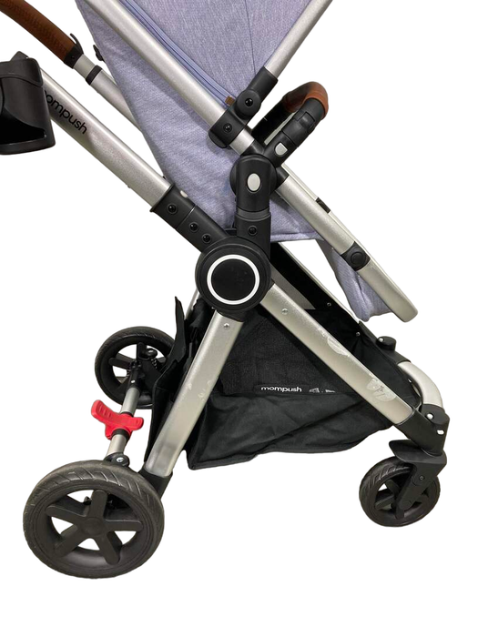 used Mompush Ultimate 2 Baby Stroller, 2022, Lavender with Silver Frame