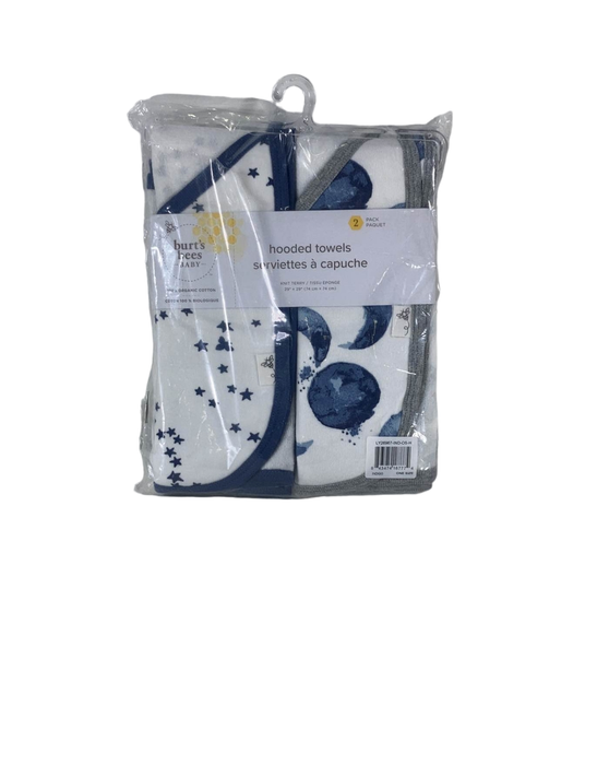 Shop Burt's Bees Baby Hooded Bath Towels 2 Pack, Hello Moon at GoodBuy Gear