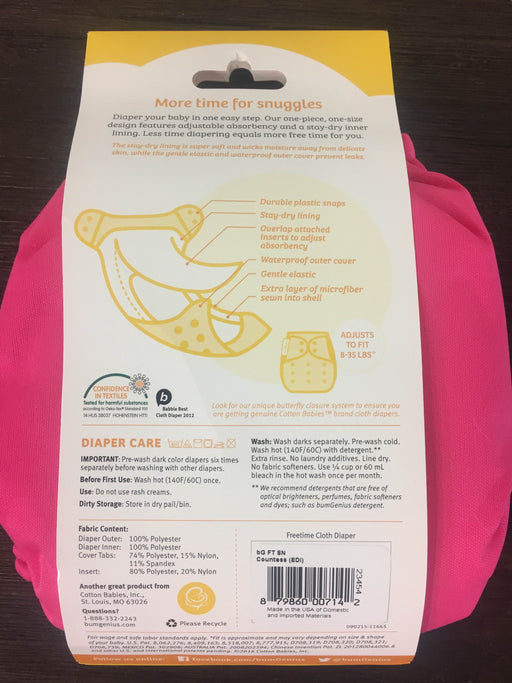 secondhand BumGenius Freetime All-In-One Cloth Diapers