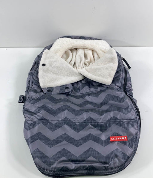 used Skip Hop Stroll And Go Car Seat Cover, Tonal Chevron