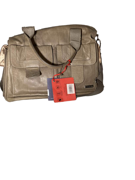 bugaboo storksak bag StorkSak Sofia Leather Diaper Bag
