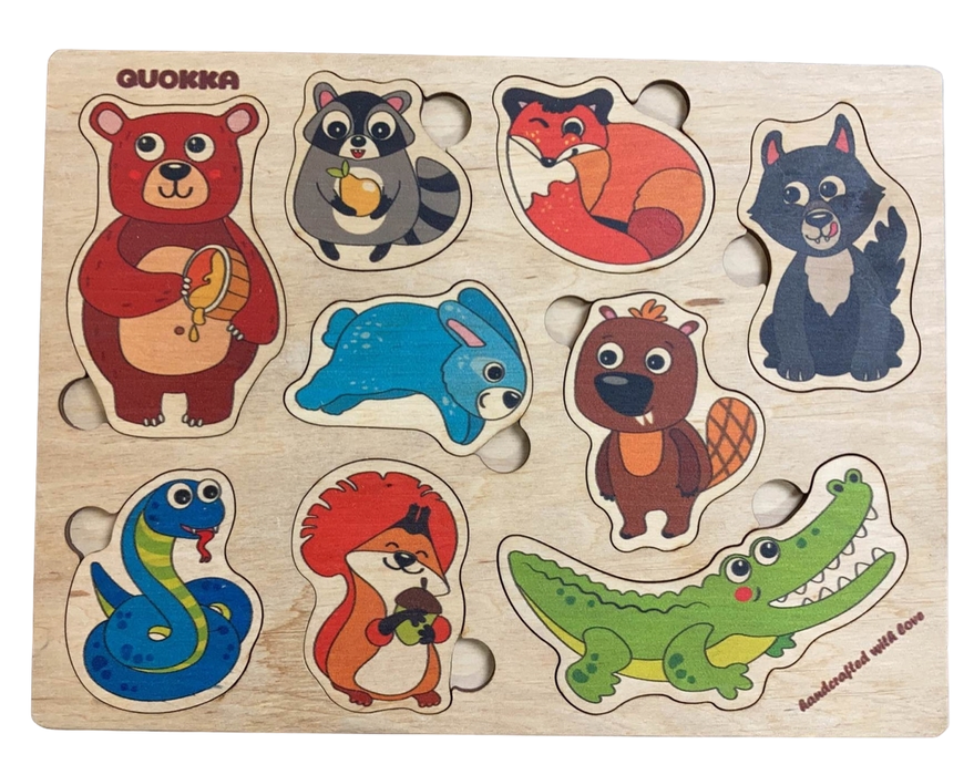 used QUOKKA Animal Puzzle
