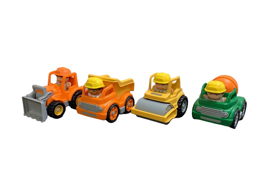 used PlayGo Mini Construction Vehicle Fleet