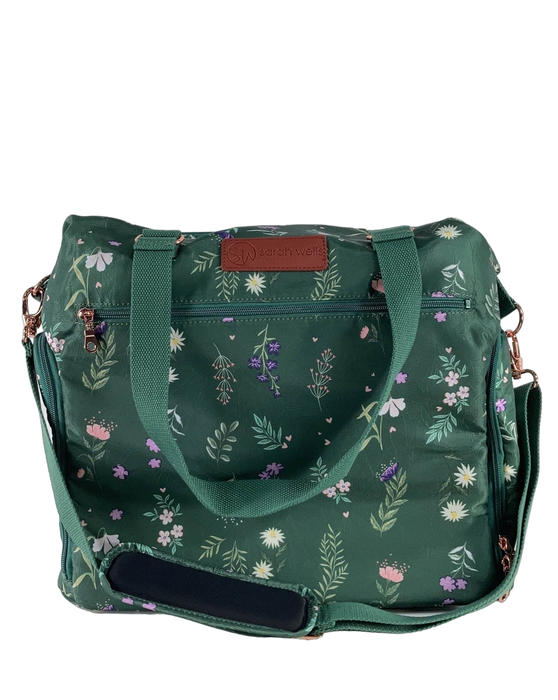 Shop Sarah Wells Lizzy Breast Pump Bag, Olive Floral at GoodBuy Gear