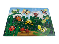 secondhand Melissa & Doug Bug Catching Magnetic Puzzle Game