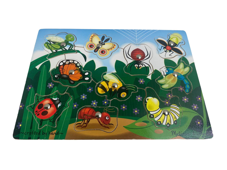 secondhand Melissa & Doug Bug Catching Magnetic Puzzle Game