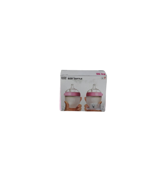 used Comotomo Bottles, 2 Pack, Pink, 5oz