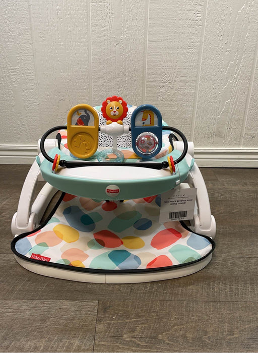 used Fisher Price Premium Sit-Me-Up Floor Seat with Toy Tray