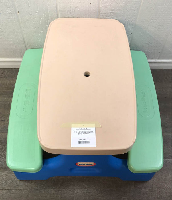 used Little Tikes Easy Store Picnic Table