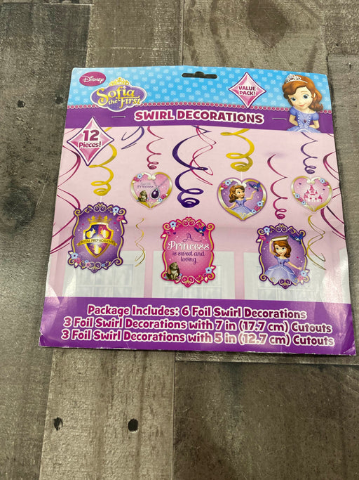 used Disney Sofia The First Collection Party Decorations