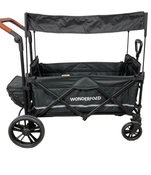 used Wonderfold X2 Push + Pull Double Stroller Wagon, Stealth Black, 2023