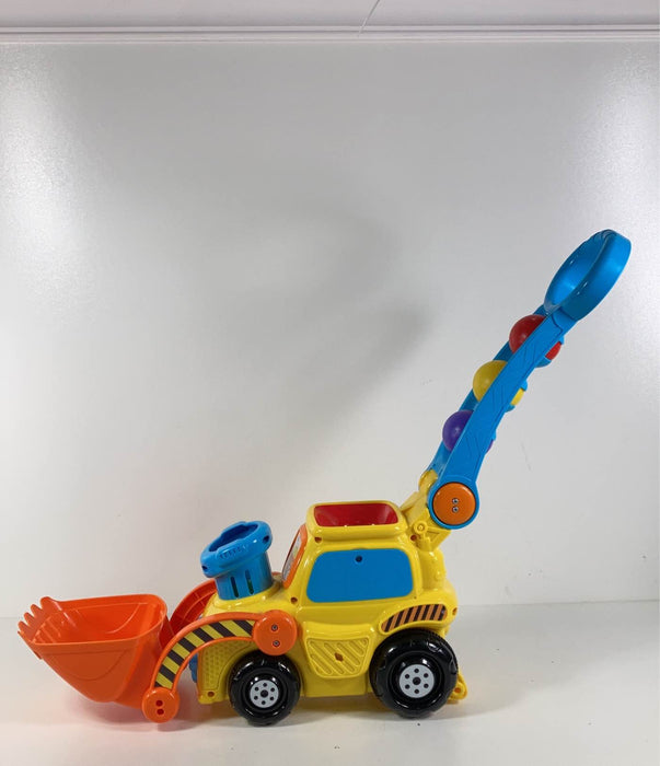secondhand VTech Pop-A-Balls Push And Pop Bulldozer