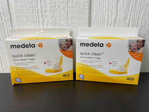 used Medela Quick Clean Micro Steam Bags