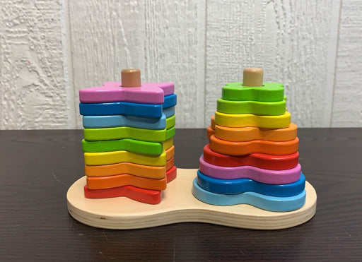 used Hape Double Rainbow Stacker