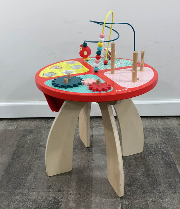 used Janod Baby Forest Wooden Activity Table