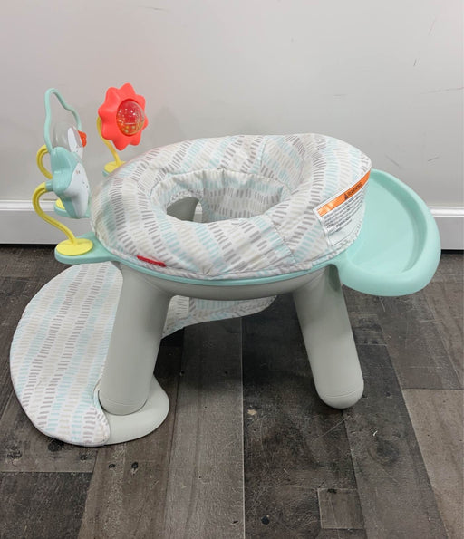 used Skip Hop 2-in-1 Sit-up Activity Baby Chair, Silver Cloud Lining