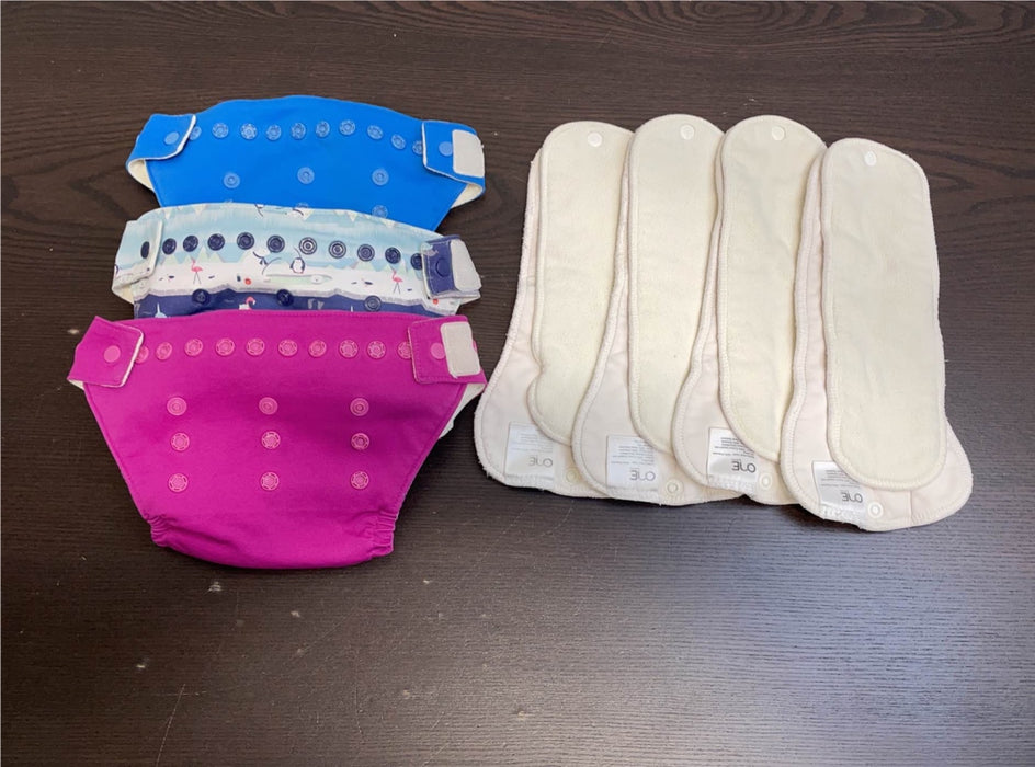 used BUNDLE GroVia Cloth Diapers