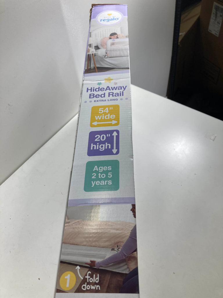Regalo HideAway Bed Rail, Extra Long