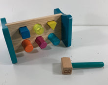 used B. toys Wooden Shape Sorter Hammering Bench