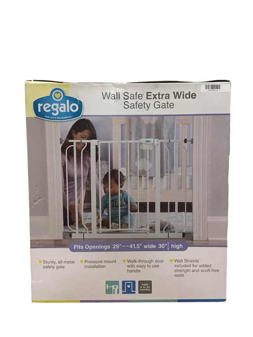 used Regalo Wall Safe Extra Wide Safety Gate