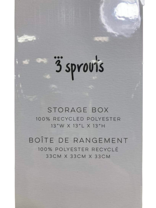 secondhand 3 Sprouts Storage Box, Plain Cream